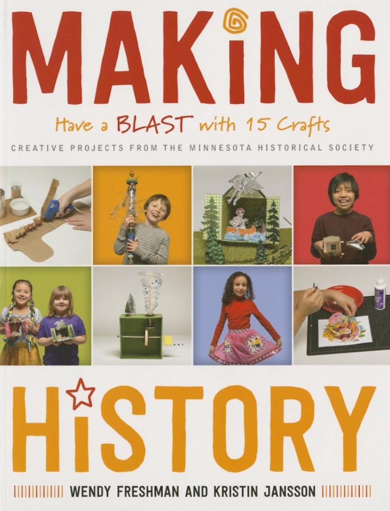 Product Description: The past comes alive through craft projects celebrating Minnesota's history and people. Imagine soldiers on the Civil War battlefield as you assemble a "housewife" sewing kit like those made by wives and mothers. Re-create the drama of a midwestern tornado when you build an automaton that actually spins, and celebrate the invention of water-skiing with a boat and skier that really glide.</br></br>Step-by-step instructions carefully guide you to make your own marionette, but it's up to you to stage the puppet show. The playful miniature scene of a Day of the Dead nicho offers a way to honor a loved one. A woodland hike will provide the twigs and leaves to make a troll. A walking stick in the tradition of folk artist Maurice Carlton inspires you to create art out of what you can find.</br></br>These projects and more generate hours of fun, not to mention useful pieces you'll want to share with your family and friends.</br></br>About the Author: Kristin Jansson is a prop and prototype designer and a former costumer with the Children’s Theatre Company.</br> Making History