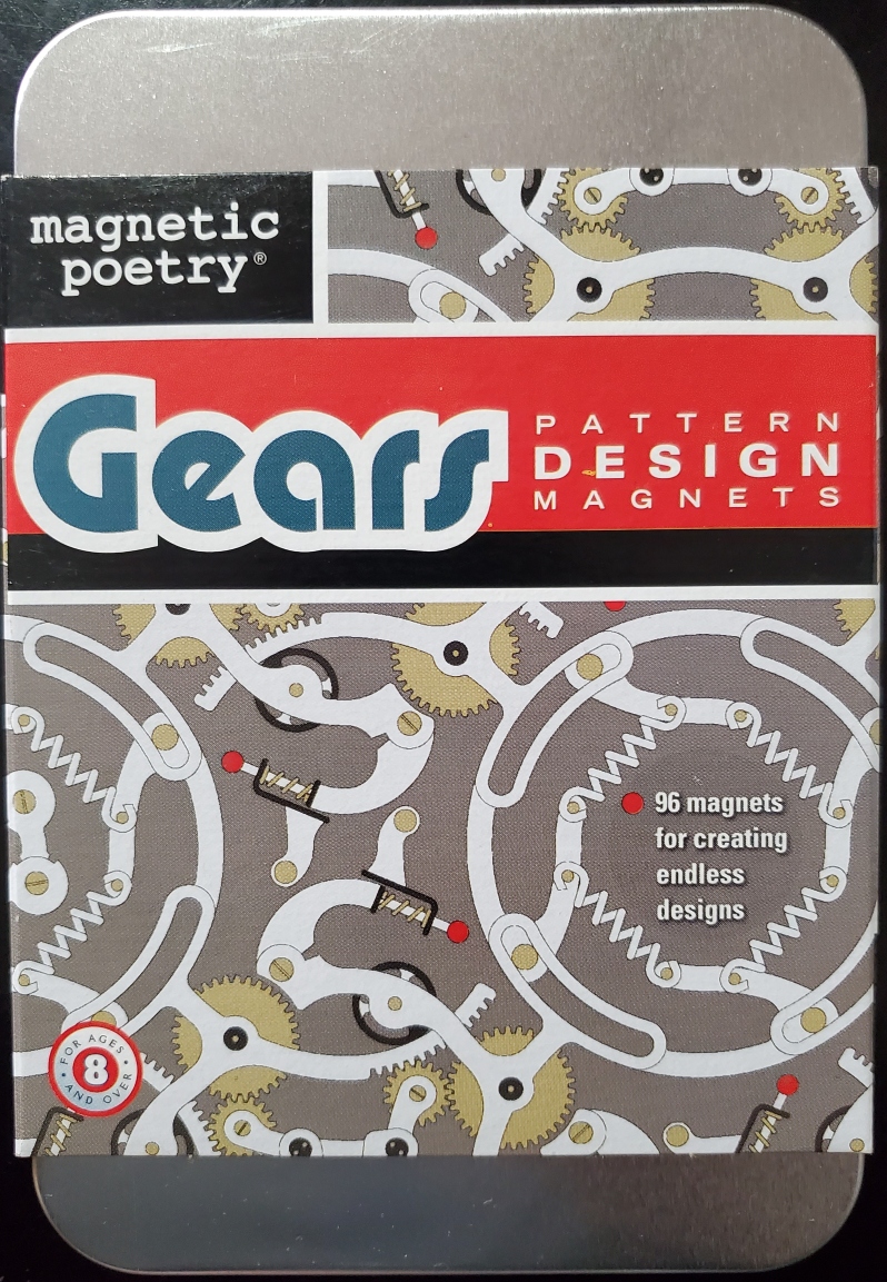 Product Description: Magnetic Poetry: Gears Edition