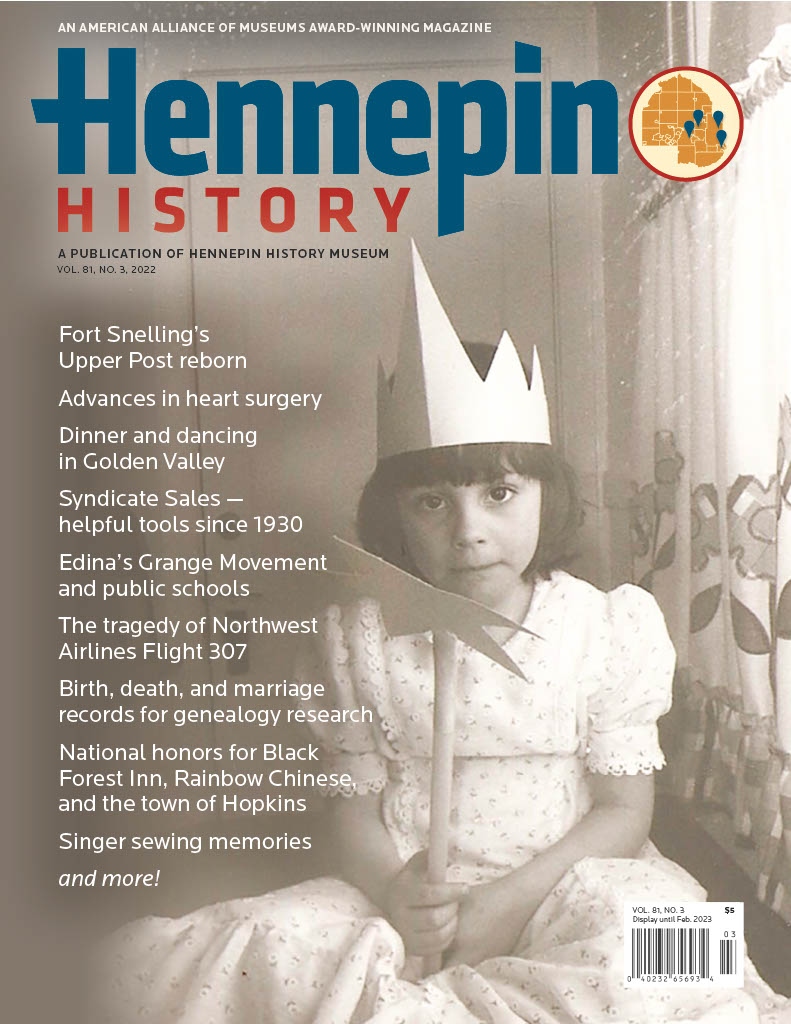Product Description: Hennepin History, 2022, Vol. 81, No. 3