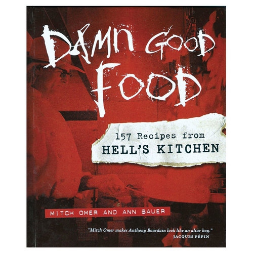 Product Description: Mitch Omer’s life makes Anthony Bourdain’s look like he was an altar boy. His individualistic, personal, and idiosyncratic cooking is that of a man who is larger than life, big-hearted, generous, and wild. It’s evident that he genuinely loves life and nature.” —Jacques Pépin</br></br>Damn Good Food –featuring almost ALL of Hell’s Kitchen recipes–is a cookbook with a heartbreaking as well as uplifting look into the belly (and heart) of the beast. Ann Bauer poignantly tells the story of Mitch Omer, a wildly creative award-winning chef, who hurled through most of his life setting fires, breaking limbs, drinking 24/7, getting fired, abusing drugs, gaining 200 pounds and barely avoiding suicide until he was finally diagnosed as bipolar.</br></br>Properly medicated for the past several years, his wild ride settled down enough to open a successful Minneapolis restaurant, lose 170 pounds, enjoy a sane marriage to his third wife, and provide hope to others. “I’ve been fixed,” he used to pout as he jokingly glanced at his crotch…and this is the story of his survival intertwined with the beloved recipes that put Hell’s Kitchen on the map.</br> Damn Good Food
